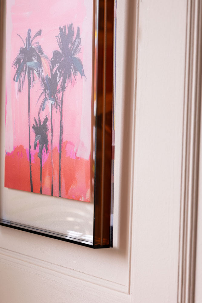 HKLIVING Pink Summer Framed Artwork