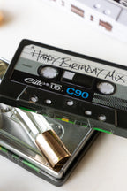 Happy Birthday Cassette Tape Storage Tin