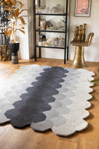 Hexagonal Ombre Rug - 3 Sizes Available