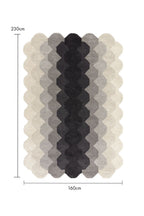 Hexagonal Ombre Rug - 3 Sizes Available