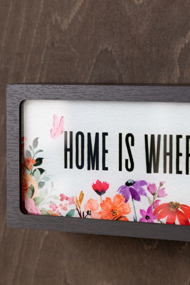 Home Is Where The Fuckers Aint Light Box