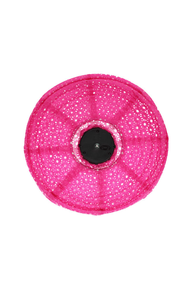 Hot Pink Hanging Outdoor Solar Lantern