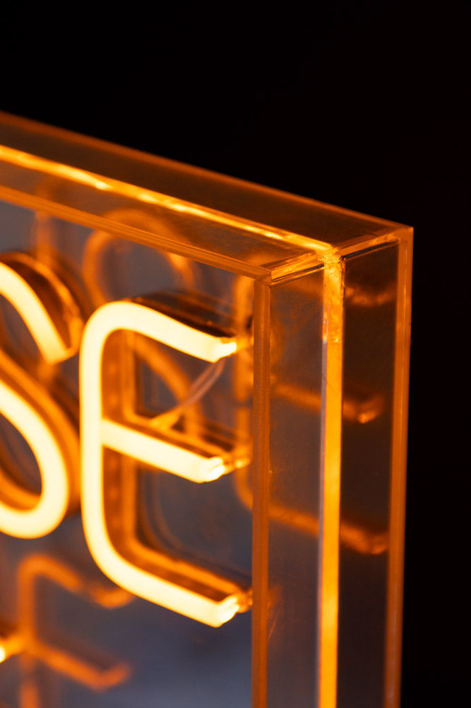 House Of Fun Neon Light Box