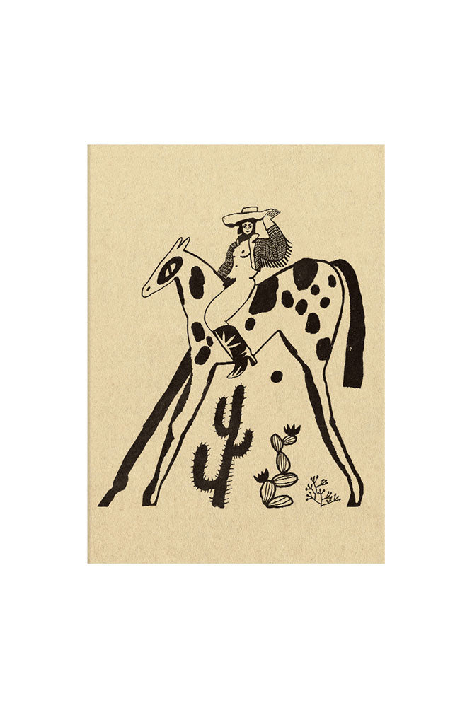 I Prefer Cowgirls Art Print - Unframed