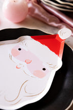 Joyful Father Christmas Party Paper Plates