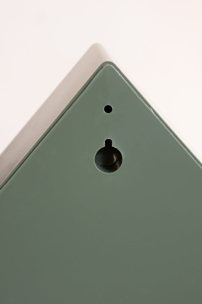 Khaki Green Modern Cuckoo Wall Clock