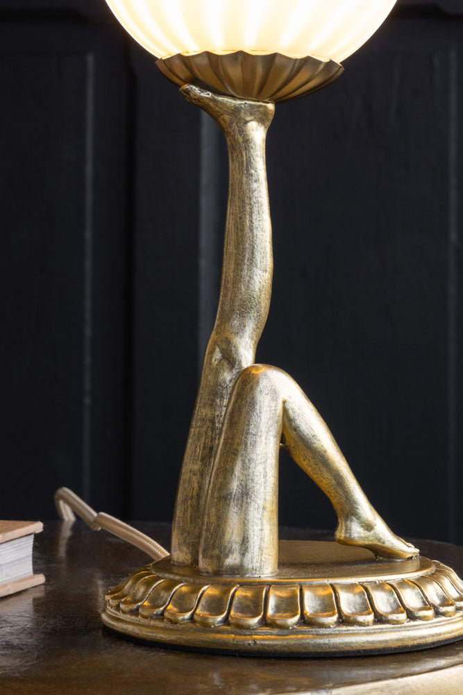 Kicking Legs Table Lamp