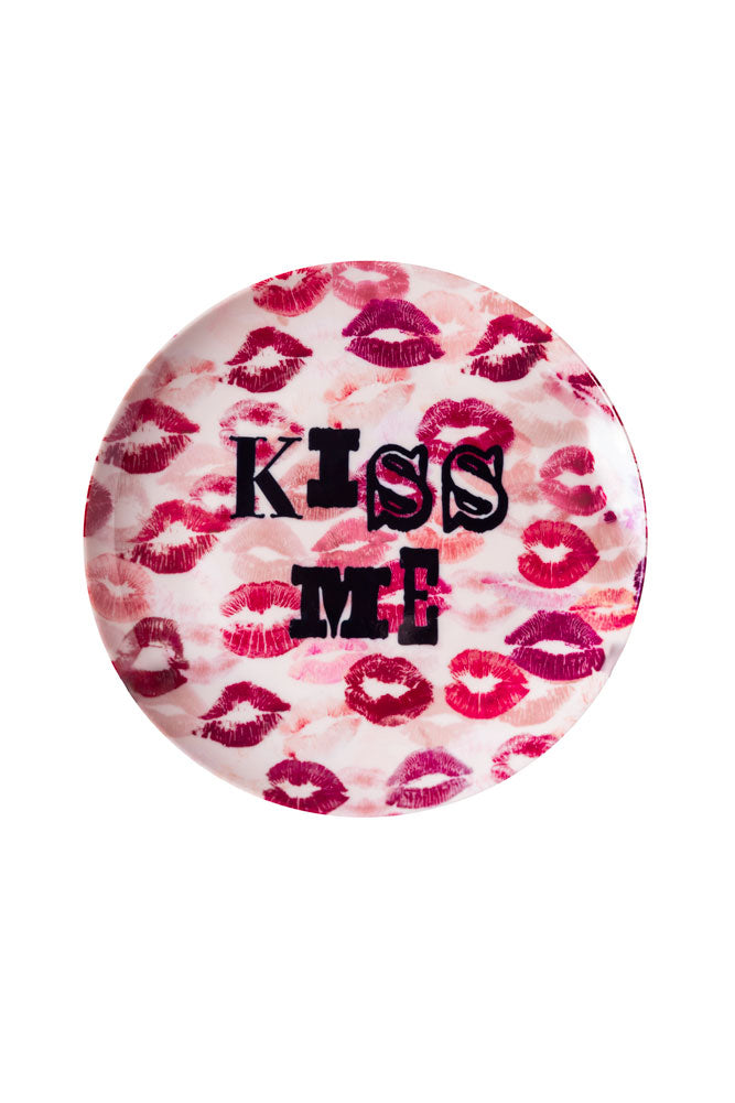 Kiss Me Decorative Wall Plate