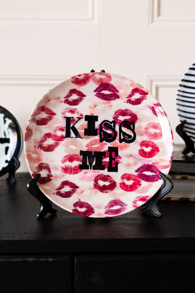 Kiss Me Decorative Wall Plate