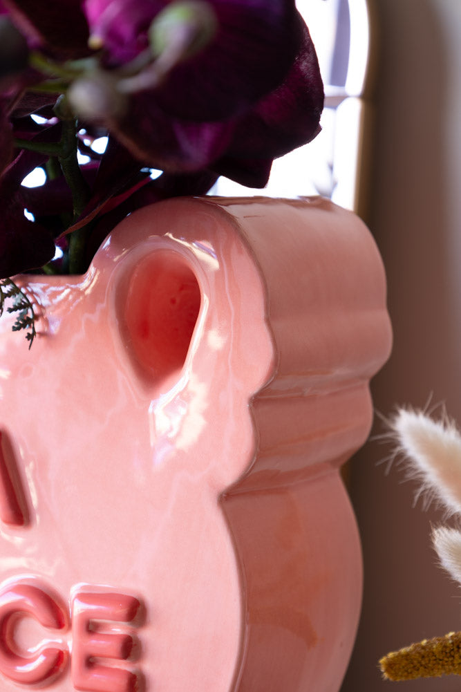 La Dolce Vita Peach Vase
