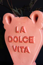 La Dolce Vita Peach Vase