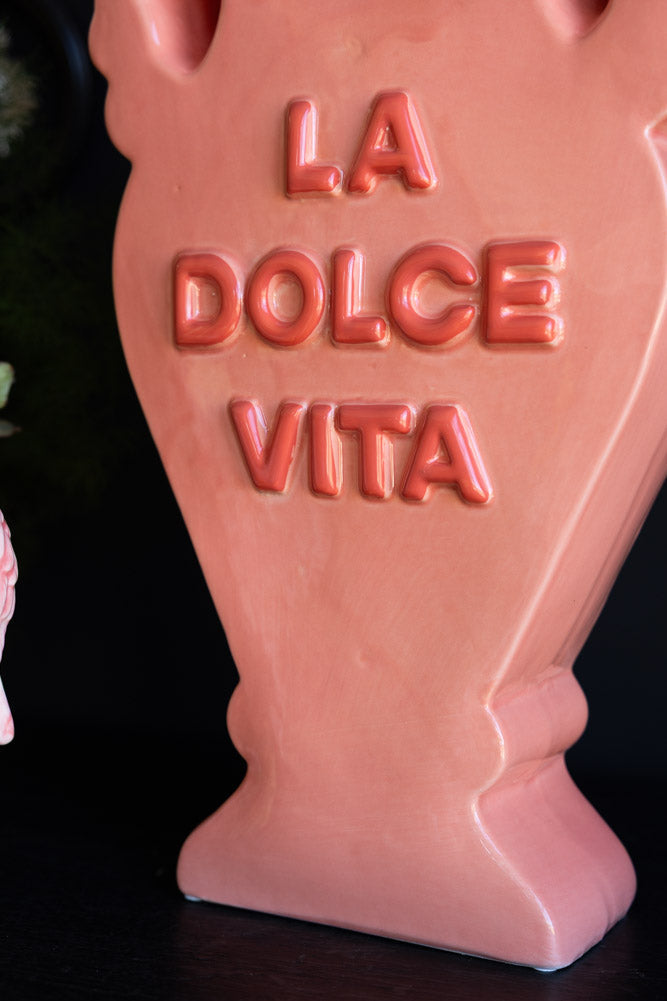 La Dolce Vita Peach Vase