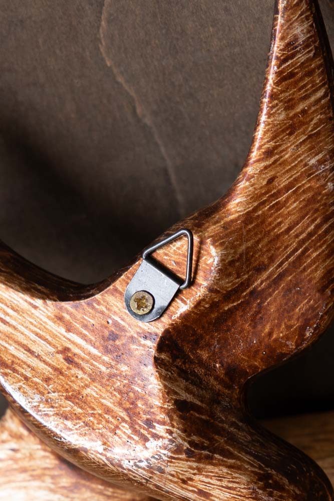 Large Antiqued Copper Swallow Wall Decoration