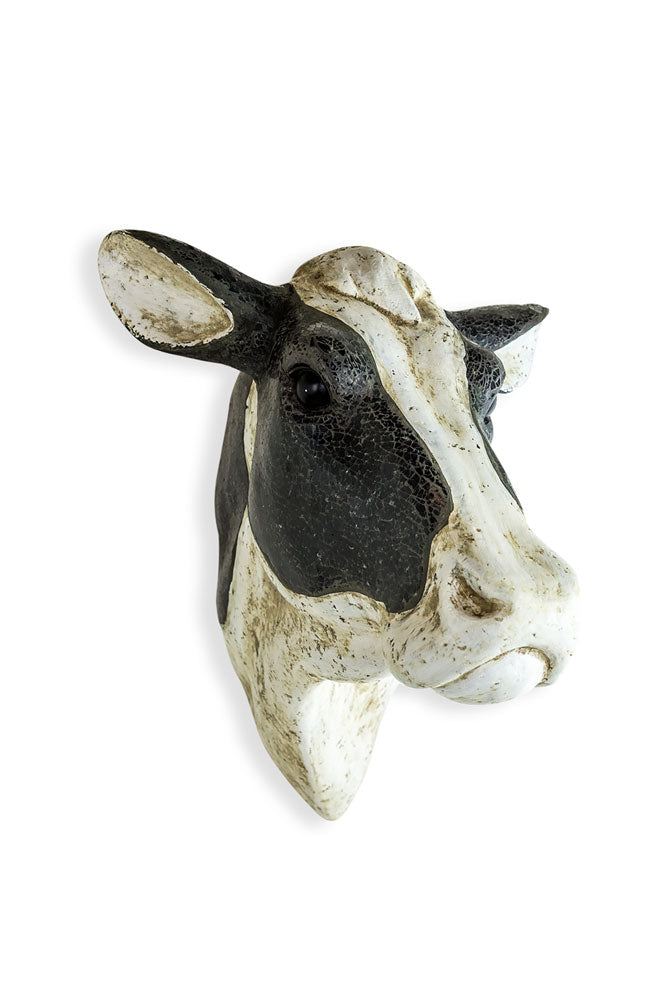 Large Faux Cow Head Wall Art