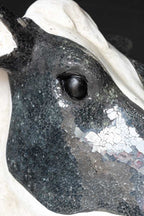 Large Faux Cow Head Wall Art