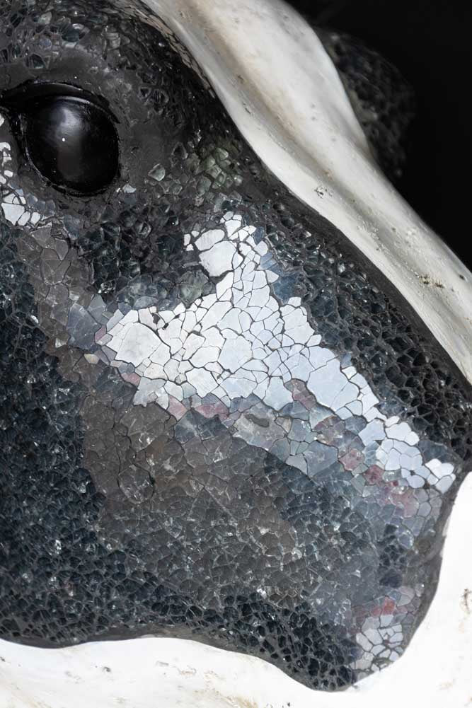 Large Faux Cow Head Wall Art