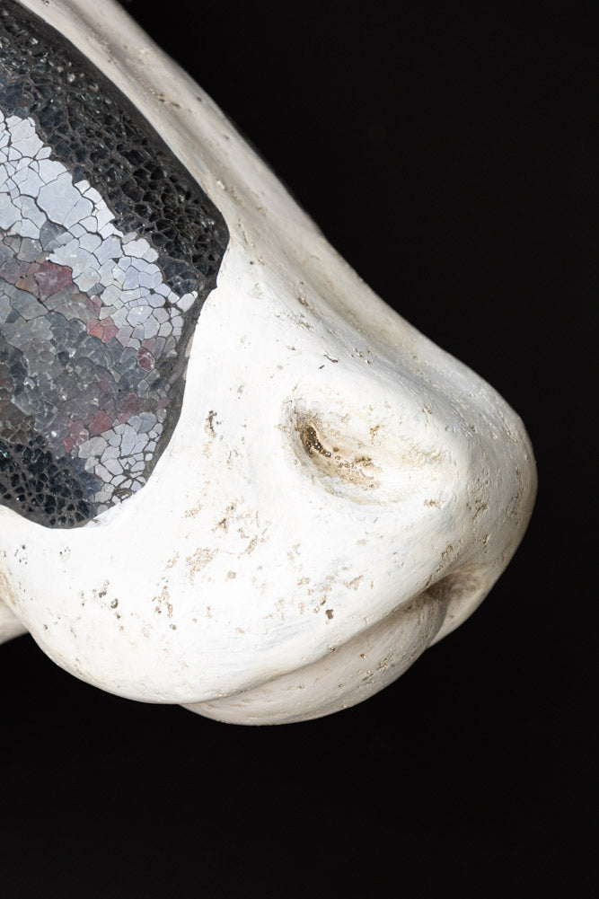 Large Faux Cow Head Wall Art