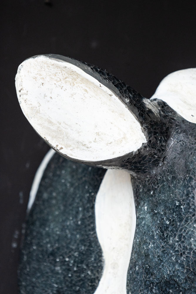 Large Faux Cow Head Wall Art