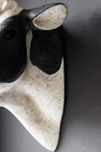 Large Faux Cow Head Wall Art