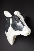 Large Faux Cow Head Wall Art