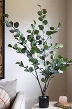Large Potted Faux Eucalyptus Plant