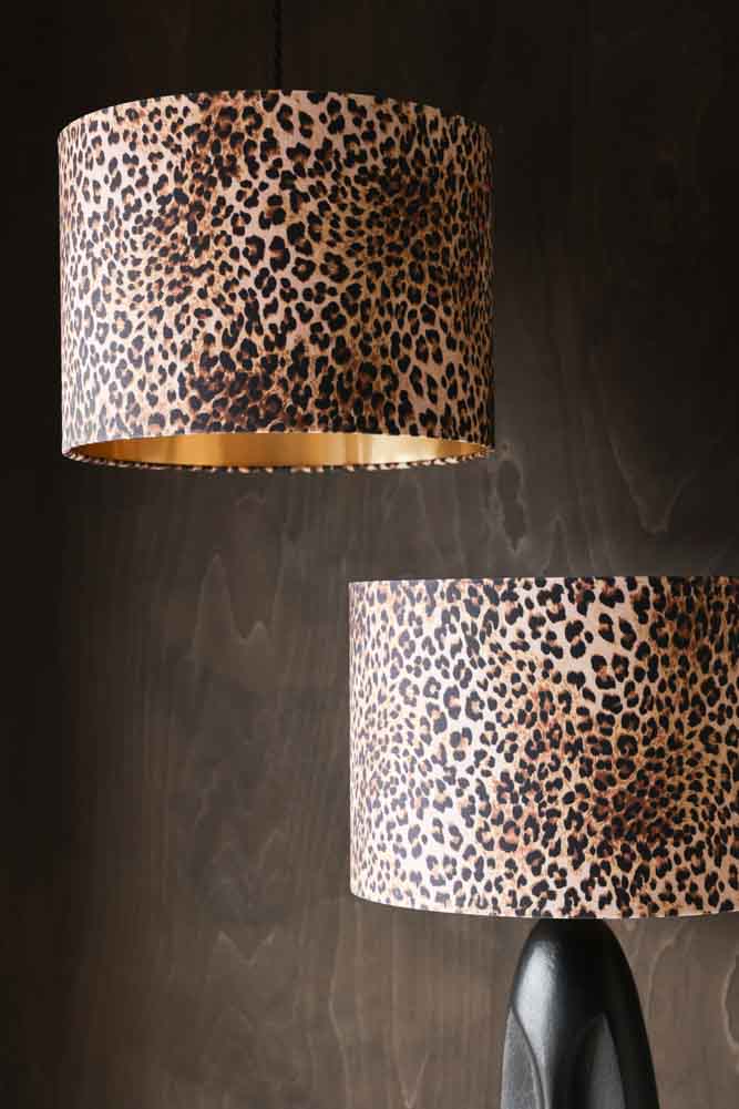 Leopard Love Drum Lampshade