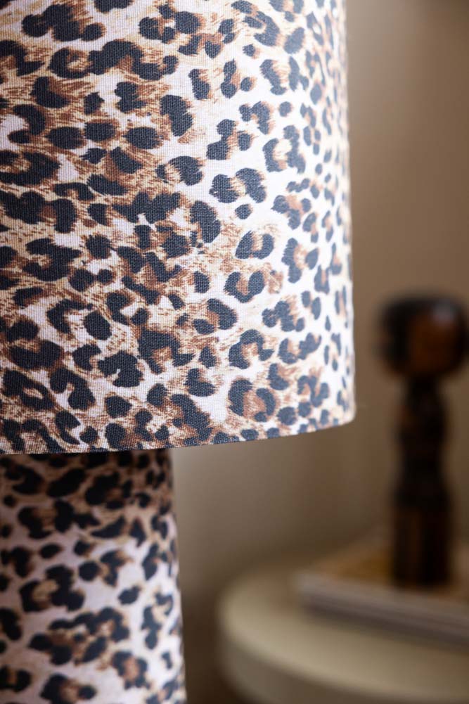 Leopard Love Print Floor Lamp
