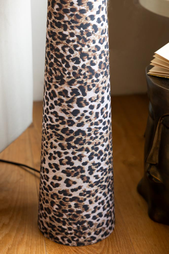 Leopard Love Print Floor Lamp