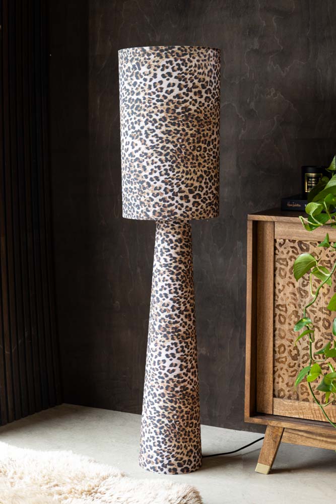Leopard Love Print Floor Lamp