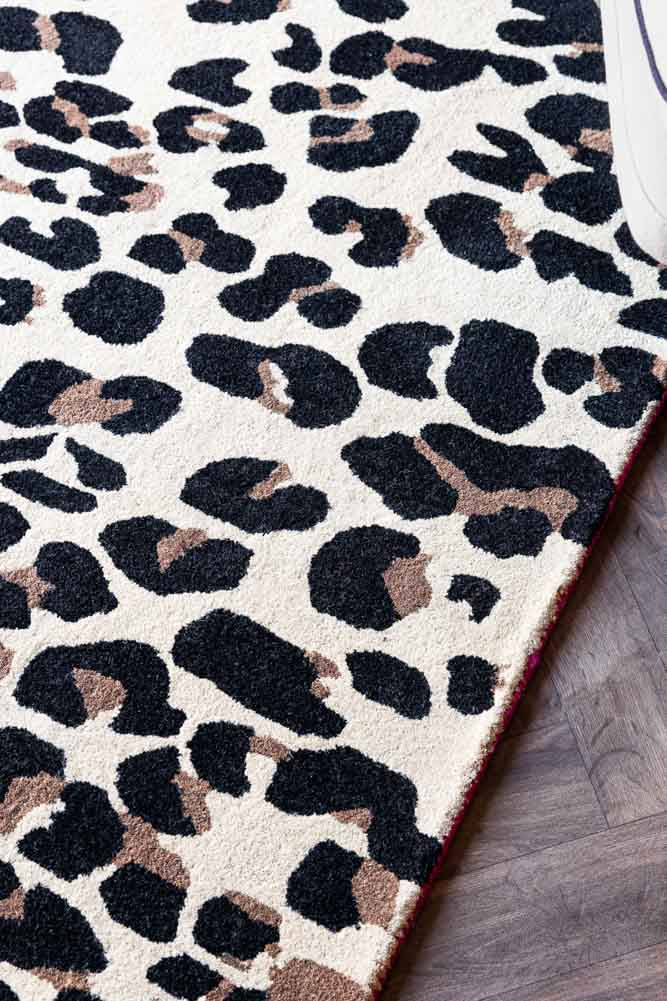 Leopard Love Print Rug - Available in 5 Sizes