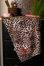 Leopard Love Print Tea Towel