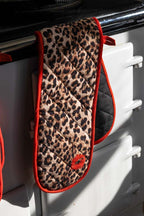Leopard Love Print & Red Detailing Oven Gloves