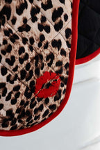 Leopard Love Print & Red Detailing Oven Gloves