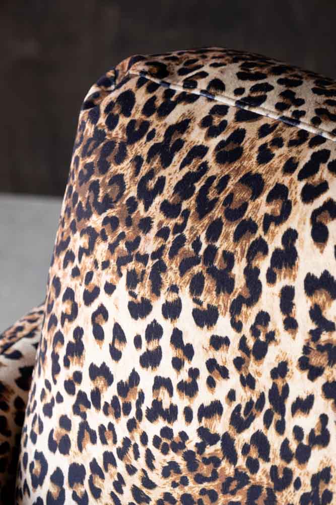 The Edie Leopard Print Armchair