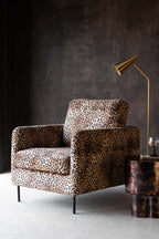 The Edie Leopard Print Armchair