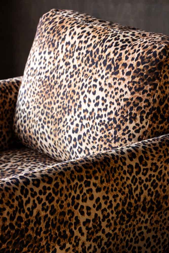 The Edie Leopard Print Armchair