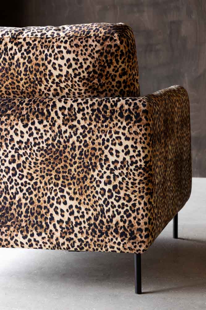 The Edie Leopard Print Armchair