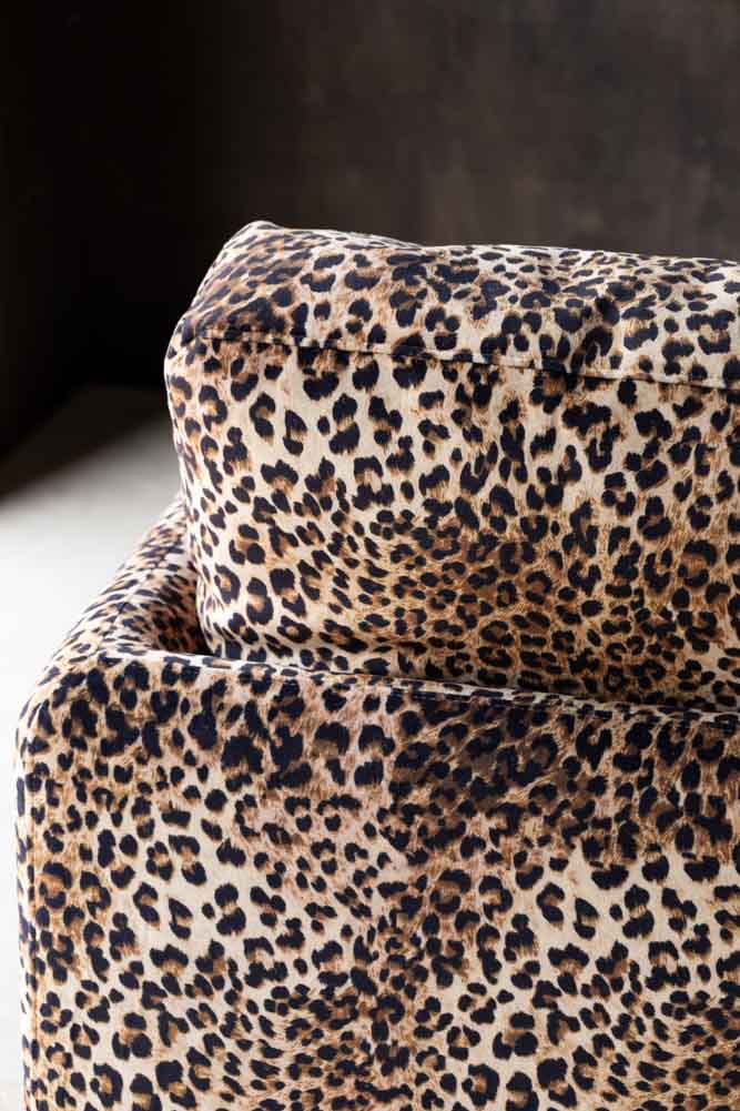 The Edie Leopard Print Armchair
