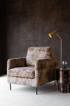 The Edie Leopard Print Armchair