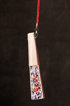 Leopard Print 'Fuck Off' Wooden Hand Held Fan