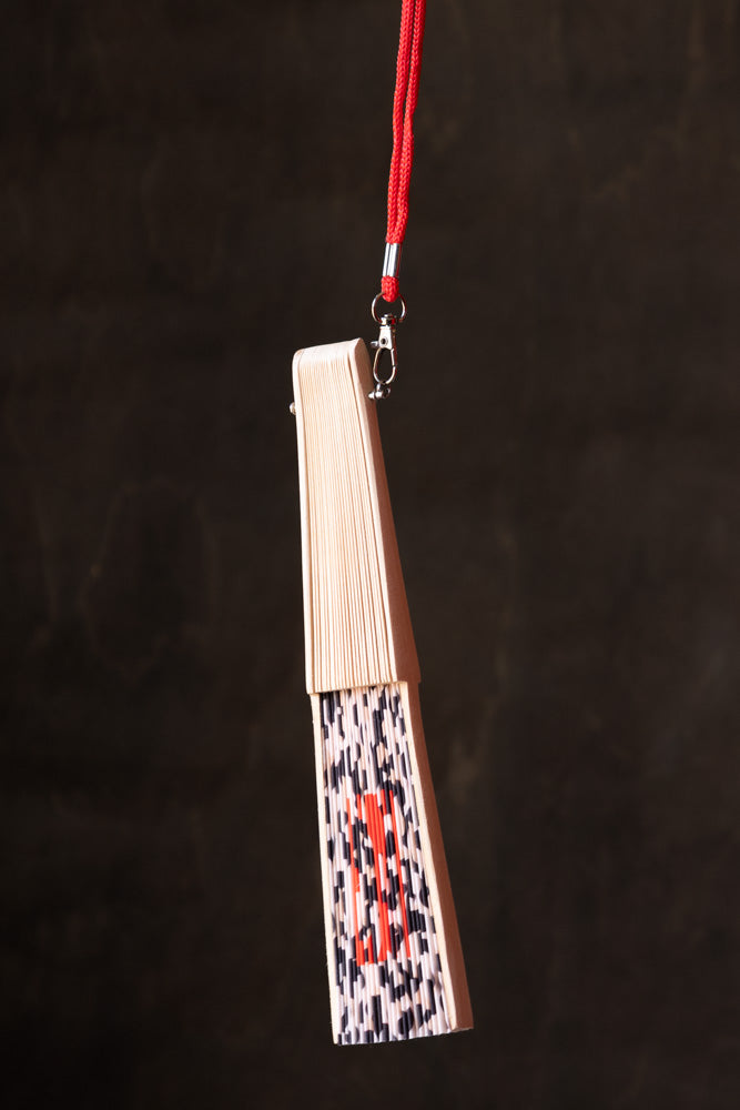 Leopard Print 'Fuck Off' Wooden Hand Held Fan