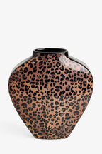 Leopard Print Vase