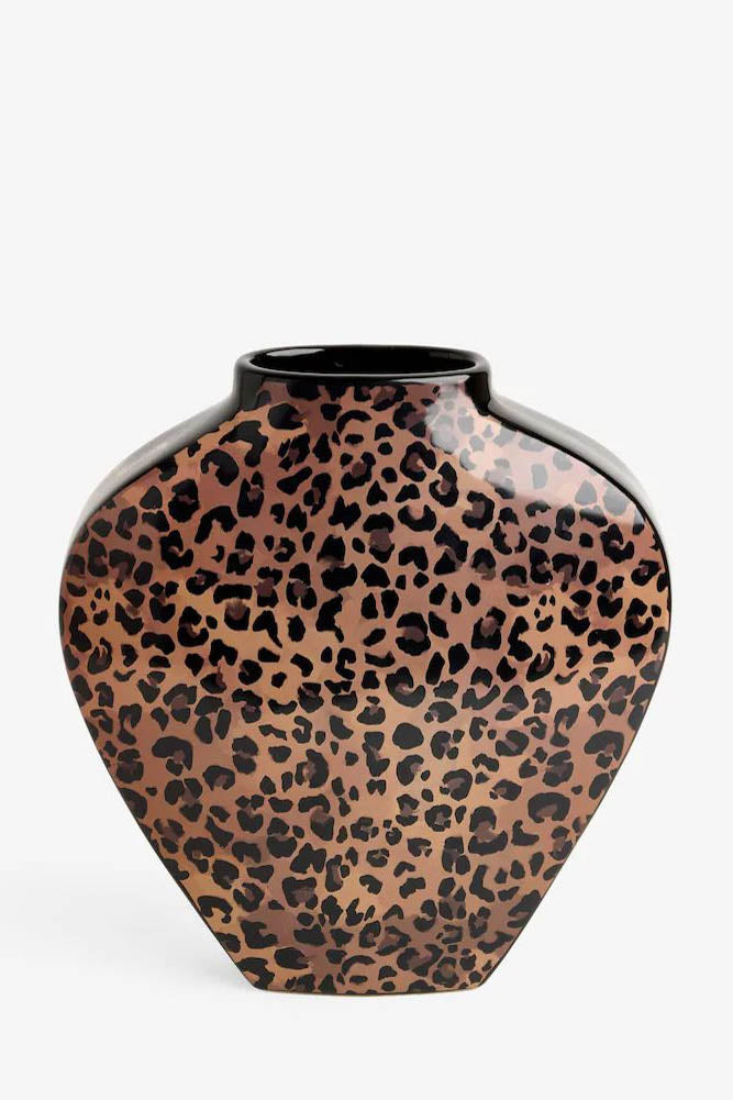 Leopard Print Vase