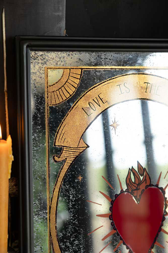 Love Is The Drug Decorative Mirror