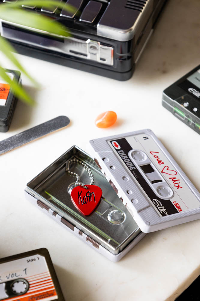 Love Mix Cassette Tape Storage Tin