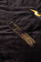 Reversible Black Lovestruck & Leopard Print Blanket