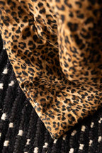 Reversible Black Lovestruck & Leopard Print Blanket