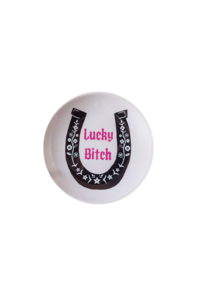 Lucky Bitch Decorative Wall Plate