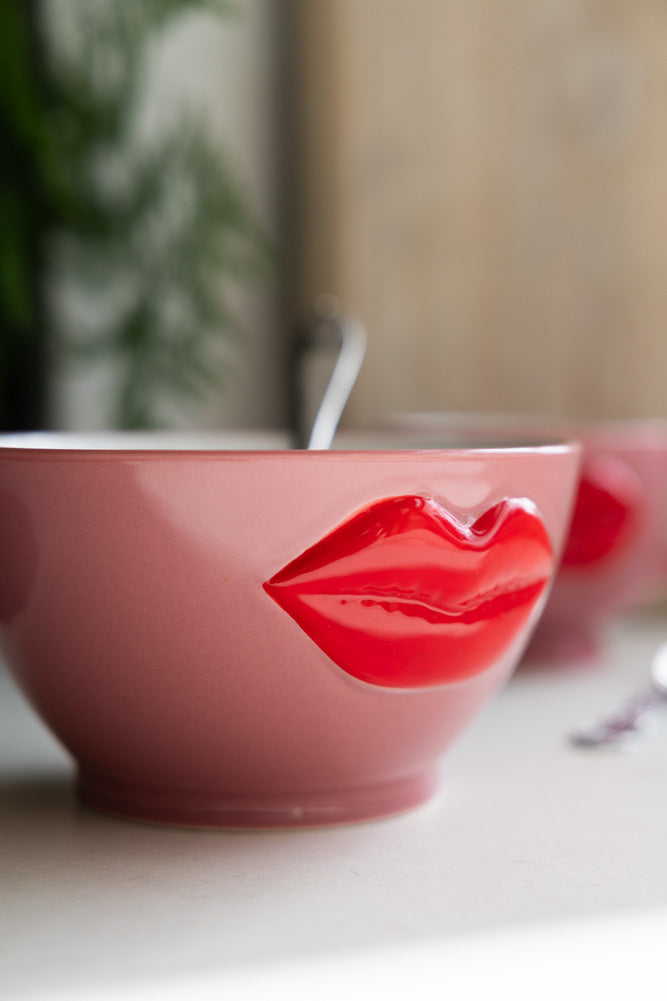 Luscious Red Lips Bowl