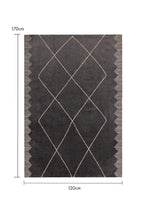 Mason Black Diamond Rug - 3 Sizes Available